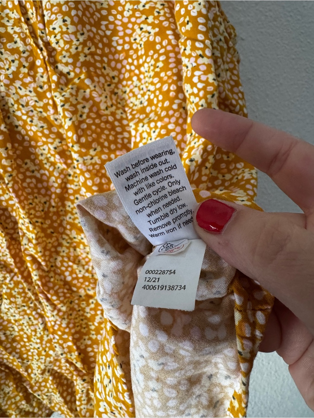 Cottagecore Mustard Yellow Floral Pintuck Blouse 3X Croft & Barrow - Picture 8 of 13